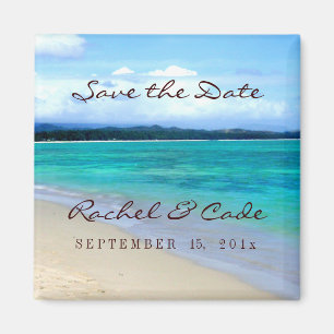 Beach Theme Save the Date magnets