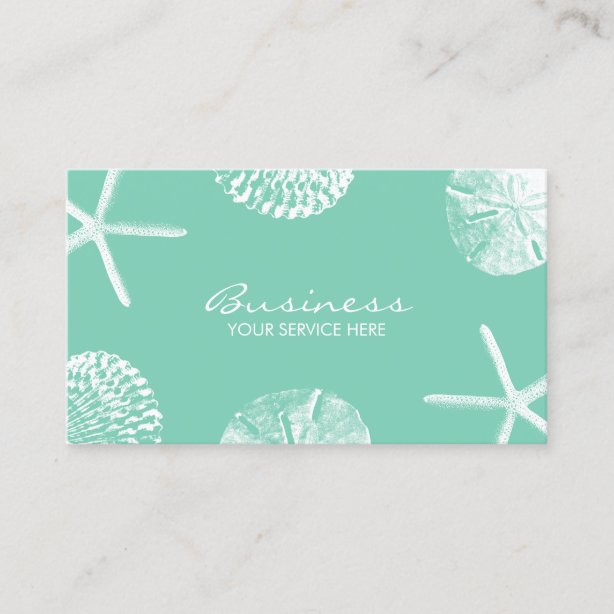 Beach Theme Business Cards &amp; Profile Cards | Zazzle CA