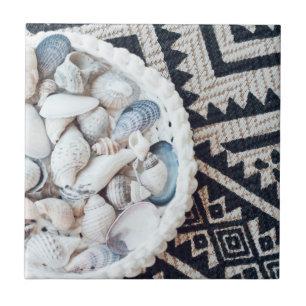 Beach Theme Shells Carpet Texture Tile