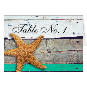 Beach Theme Starfish Wedding Rustic