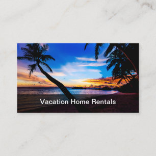 Beach Theme Vacation Specialist Business Card