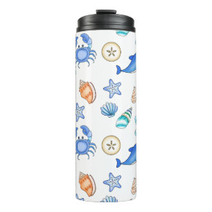 Beach Themed Oceanic Art Thermal Tumbler