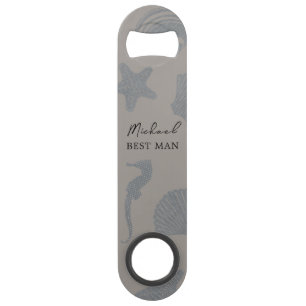 Beach Themed "Our Wedding Day" with Shells Bar Key