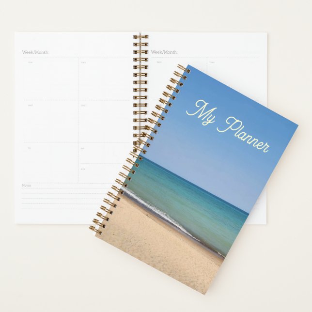 Beach Themed Planner - Original Photography (Display)