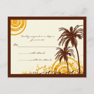 Beach Themed Response Card