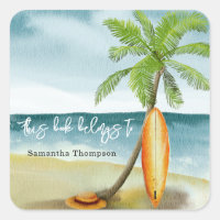 Beach - this book belongs to