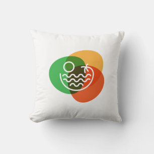 beach throw pillow