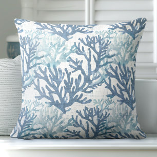 Beach Throw Pillows   Coral Decorative Pillow