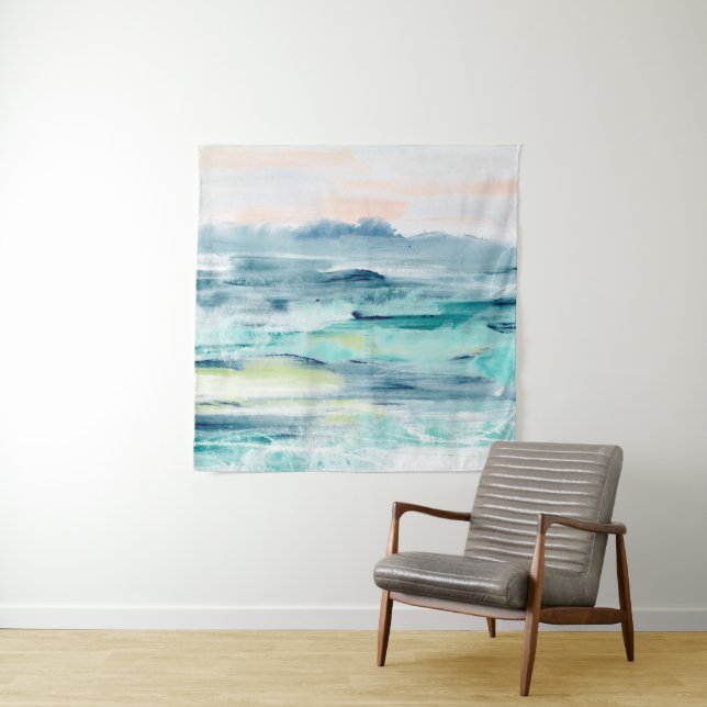 Beach Tides II Tapestry (In Situ)