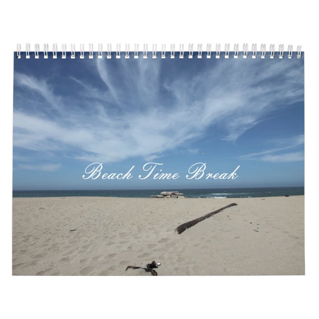 Beach Time Break Calendar (Cover)