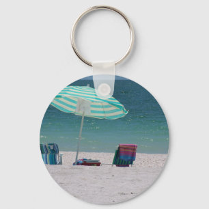 Beach time Is Near Keychain