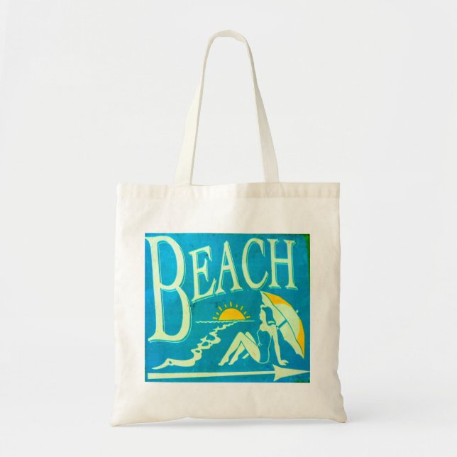 beach tote bag (Front)
