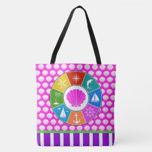 Beach  Tote Bag - See Back