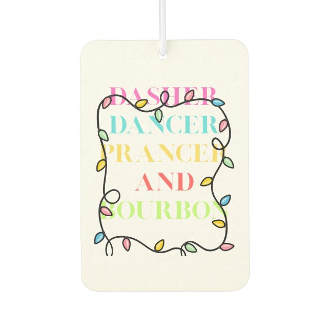 Beach Towel Air Freshener (Front)