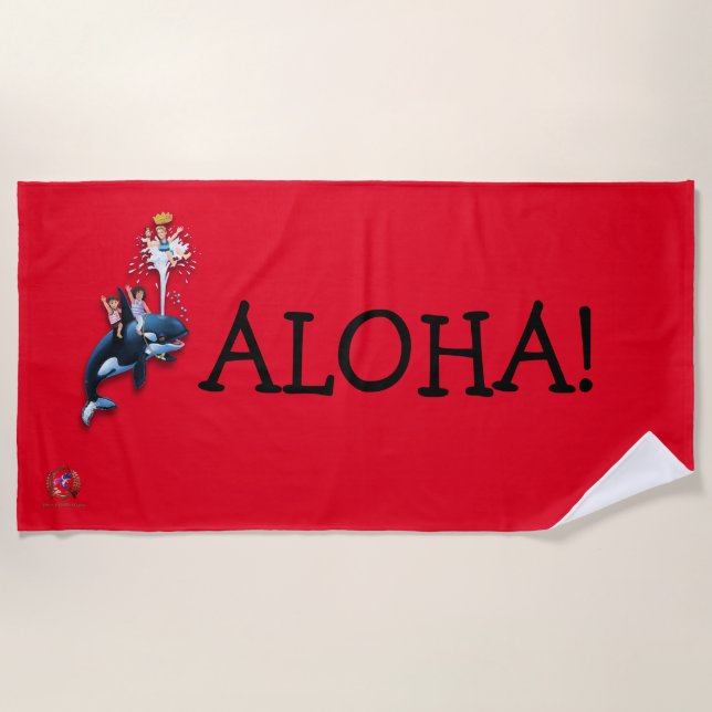 Beach Towel ALOHA! 2 (Front)