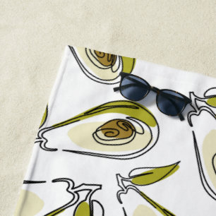Beach Towel  Avocado