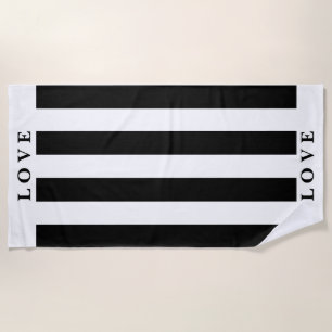 Beach towel - Black&White