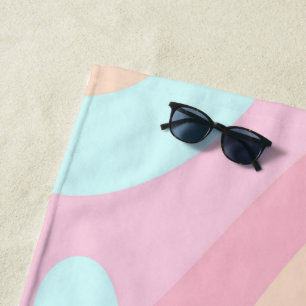 Beach Towel Colourful Pastel