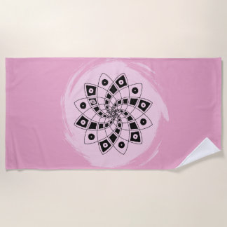 Beach towel "Fibonacci" (hand drawn)