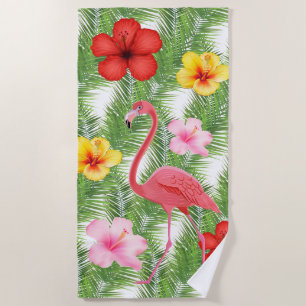 Beach Towel-Flamingo Towel