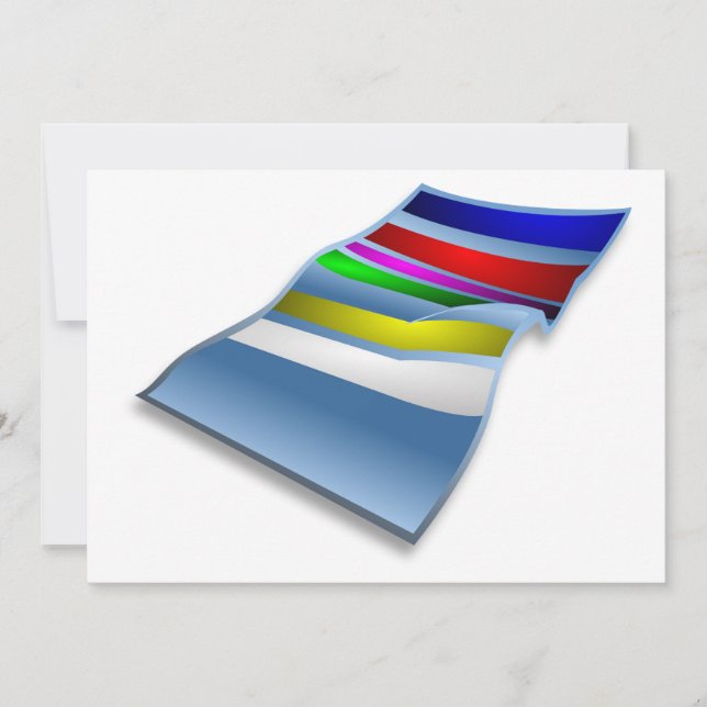 Beach Towel Invitations (Front)