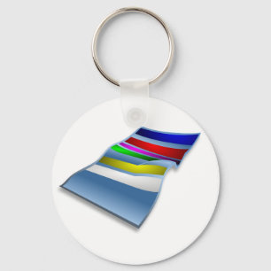 Beach Towel Keychain