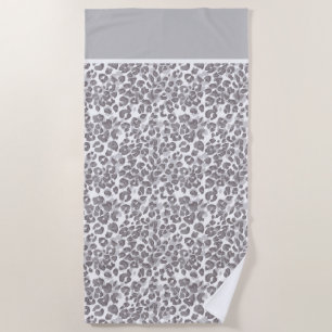 Beach Towel-Leopard Print Beach Towel