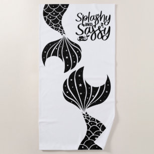 Beach Towel--Mermaid Towel