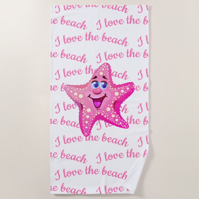 Beach Towel-Starfish Towel (Front)