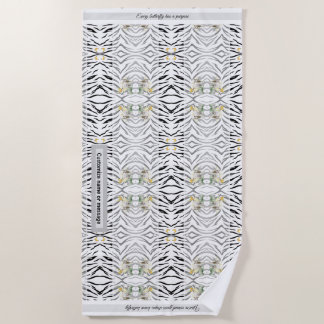 Beach Towel Tiger Stripes