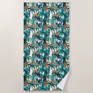 Beach Towel Tropical Palms