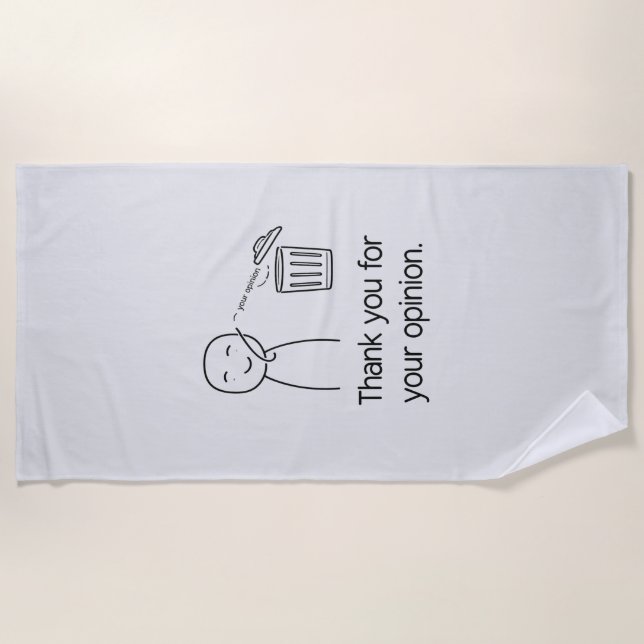 Beach Towel — Tropical Summer 2026 Design (Front)