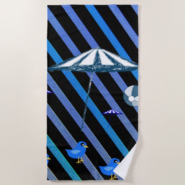 Beach towels Birds (Front)