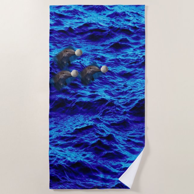 Beach towels Dolphins (Front)