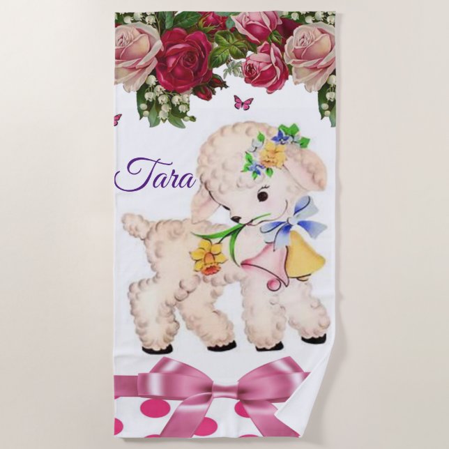 Beach towels Lamb (Front)