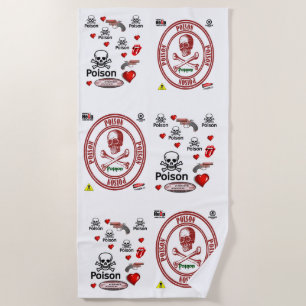 Beach towels Poison