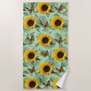 Beach towels Sunflowers