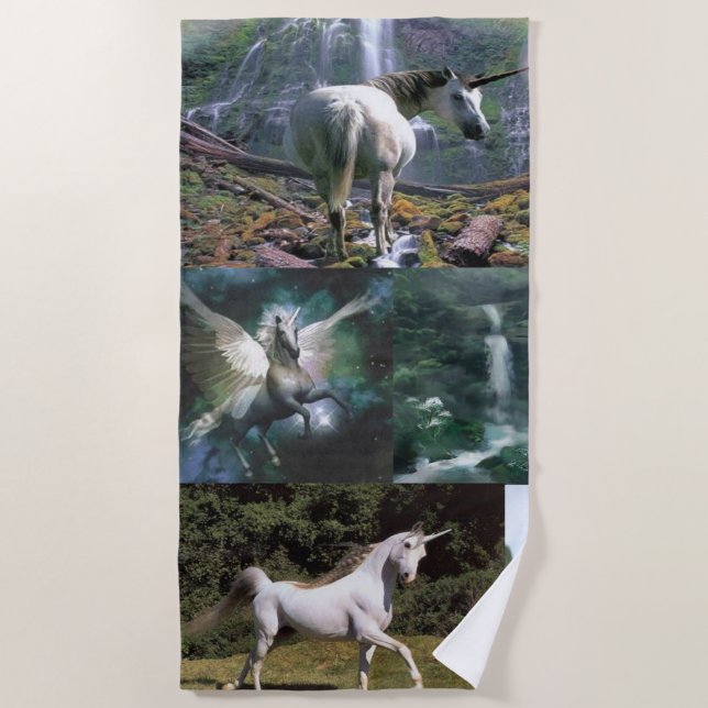 Beach towels Unicorns (Front)