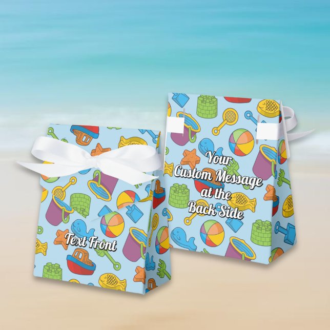 Beach Toys Icons Favor Box (Creator Uploaded)