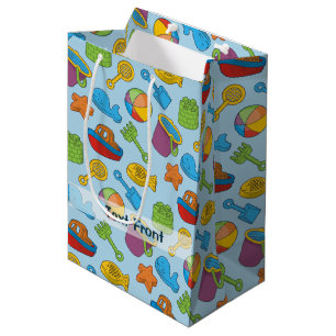 Beach Toys Icons Medium Gift Bag