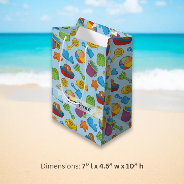 Beach Toys Icons Medium Gift Bag (Creator Uploaded)