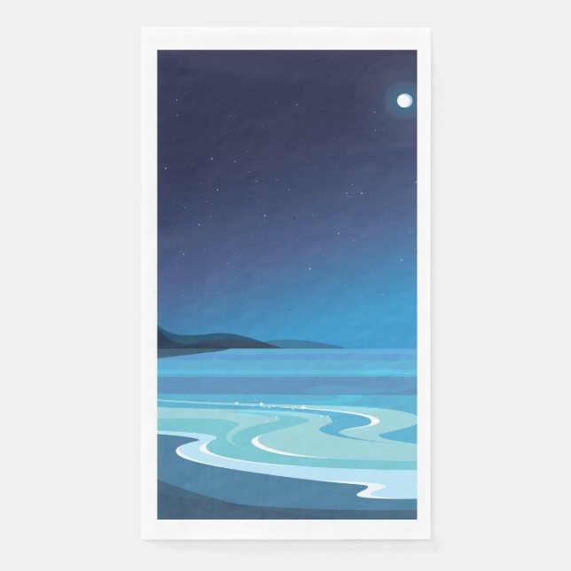 Beach travel napkin (Front)
