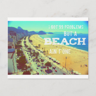 Beach Travel post card