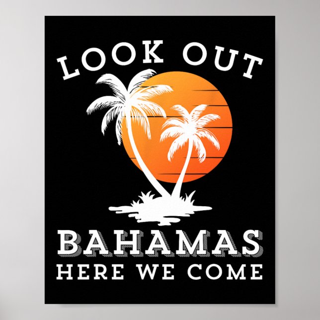 Beach Travelling Group Matching Spring Break Summe Poster (Front)