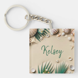 Beach Treasures Keychain