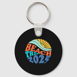 Beach Trip 2025 Beach Matching Family Summer Vacat Keychain
