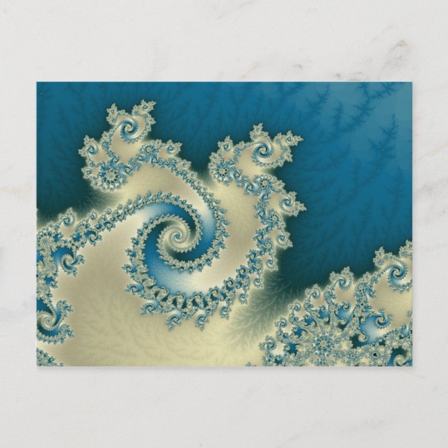 Beach Triple Twirl Postcard (Front)