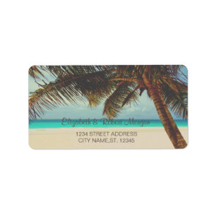 Beach Tropical, Palm Mariage Étiquette
