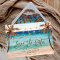beach tropical palm trees save the date card
