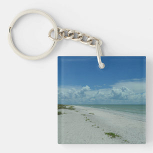 Beach Tropical Paradise Island Photograph Keychain